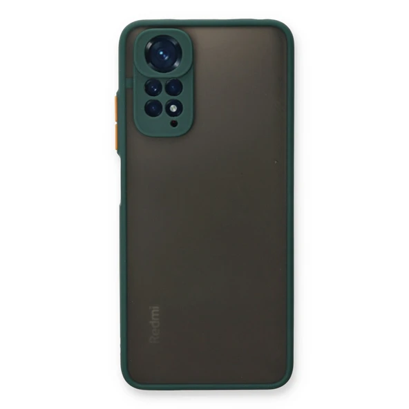Xiaomi Redmi Note 11 Pro Kılıf Montreal Silikon Kapak - Yeşil ürün görseli 1