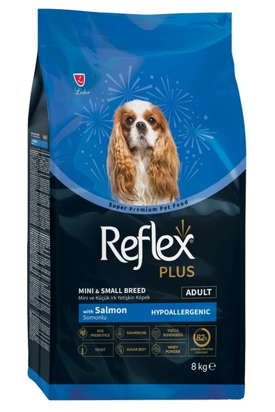 Reflex plus mini adult 8 kg somonlu küçük ırk hipoalerjenik yetişkin köpek maması ürün görseli 1