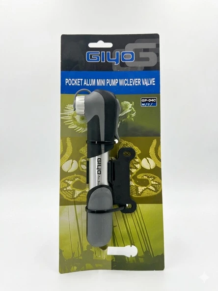GIYO MİNİ POMPA [ALÜMİNYUM] [A/V - F/V UYUMLU] GP-04C  TAIWAN ürün görseli 1
