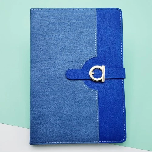 Mavi Termo Deri Defter ürün görseli 1
