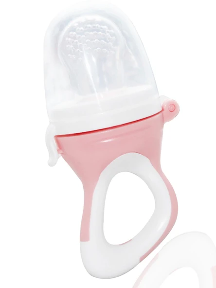 BabyJem Silikon Uçlu Meyve Sebze Emziği 600 Pembe ürün görseli 1