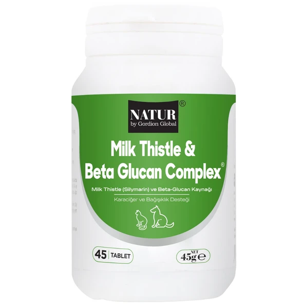 Natur Milk Thistle Beta Glucan Complex 45 Tablet ürün görseli 1