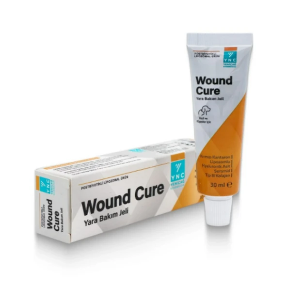 YNC Wound Cure Kedi ve Köpek Yara Bakım Jeli 30 ml (Hızlı İyileştirici, Kesik, Sıyrık ve Tahriş Onarıcı) ürün görseli 1
