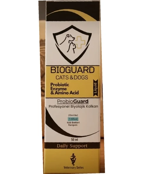 Bioguard Cats & Dogs ProbioGuard Probiyotik-Enzim ve Amino Asit Besin Takviyesi 50 ML (SKT:09.2026) ürün görseli 1