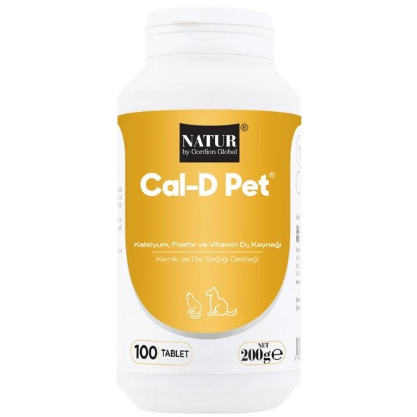 Natur Cal-D Pet 100 Tablet ürün görseli 1