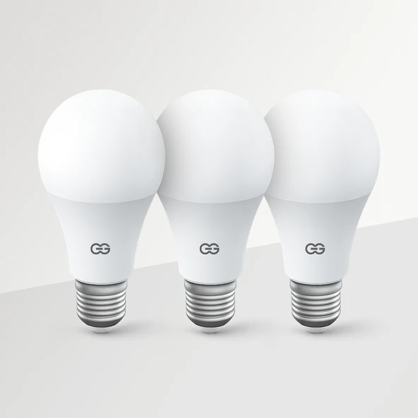 Günsan 3'lü LED Ampul 18W Beyaz Işık E27 (6500K 1825 Lümen 3 Adet) ürün görseli 1