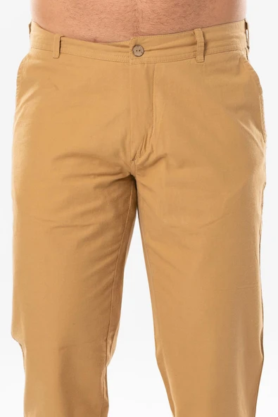 Gabardin Erkek Pantolon Camel Cml - Resim 3