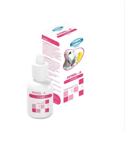Biyoteknik Avisol-A Kuş Vitamini Damlası (Göz, Tüy ve Bağışıklık Sistemi Destekleyici A Vitamini) ürün görseli 1
