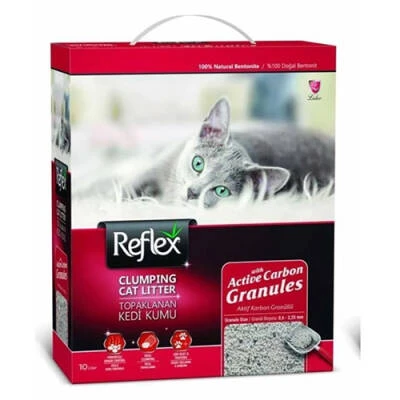 Granül Aktif Karbonlu Topaklanan Kedi Kumu 2x10 Lt ürün görseli 1
