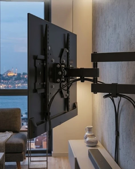 Televizyon Duvar Askı Aparatı Hareketli 27 55 İnç Tv Askı Aparatı ürün görseli 1
