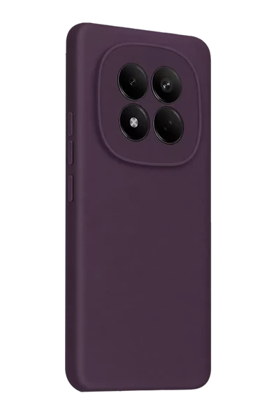 Newface Xiaomi Redmi Note 15 4G First Silikon - Mürdüm - Resim 3