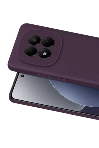 Newface Xiaomi Redmi Note 15 4G First Silikon - Mürdüm - Resim 2