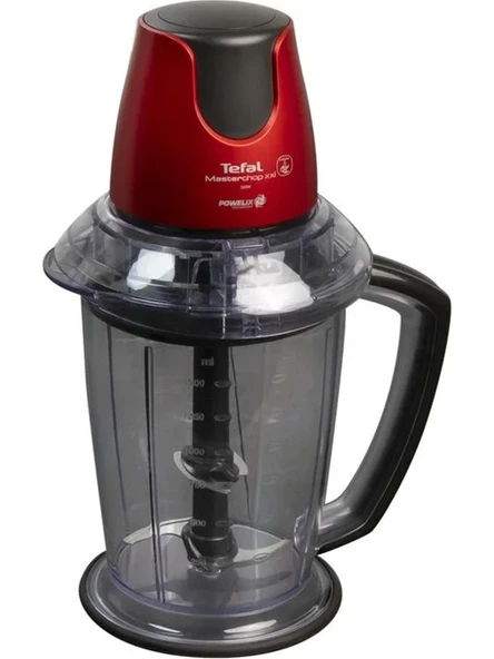 Tefal MB4705TR Masterchop Powelix Blades 4 Bıçaklı Doğrayıcı - Kırmızı ürün görseli 1
