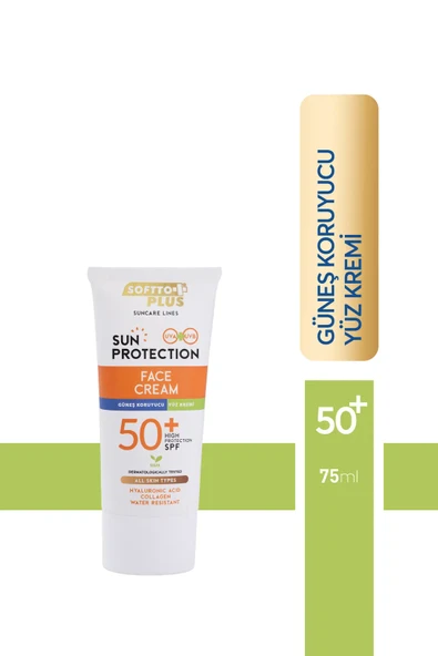 SOFTTO PLUS GÜNEŞ KORUYUCU YÜZ KREMİ 75 ML ürün görseli 1