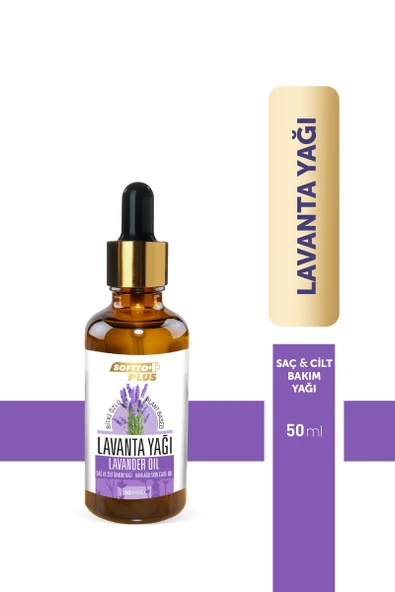 SOFTTO PLUS LAVANTA SAÇ VE CİLT BAKIM YAĞI 50 ML ürün görseli 1
