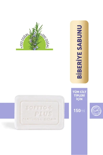 SOFTTO PLUS BİBERİYE YAĞLI SABUN 150 GR ürün görseli 1