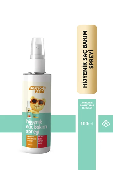 SOFTTO PLUS HİJYENİK SAÇ BAKIM SPREYİ 100 ML ürün görseli 1