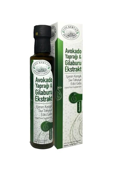 KERVAN AVOKADO GİLABURU ARM.BIT SUYU 250 ML. ürün görseli 1