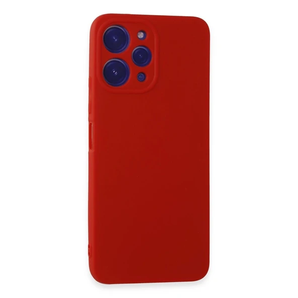 Xiaomi Redmi 12 Kılıf First Silikon - Kırmızı ürün görseli 1
