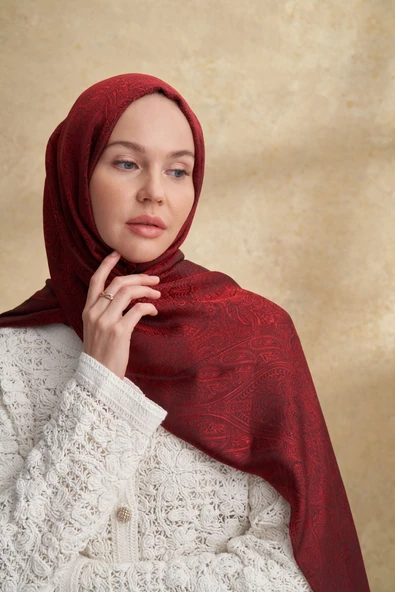 Jose Jakar Ethnic Desen Şal- 3303 - Resim 3