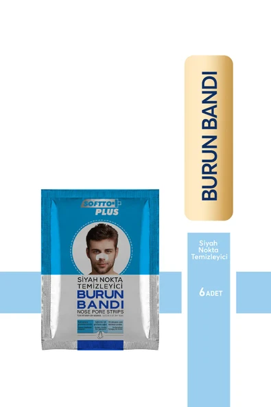 SOFTTO PLUS S.NOKTA TEMİZLEYİCİ BURUN BANDI ERKEK ürün görseli 1