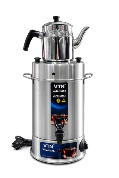 VTN Vatan 40 Bardak Üstten Demlikli Çay Makinesi 5 lt ürün görseli 1
