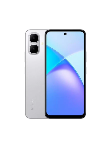 Infinix Smart 10 128GB Gümüş 4+4 GB Ram 4.5G Mobil Bağlantı Hızına Sahip Akıllı Telefon VİTRİN ürün görseli 1