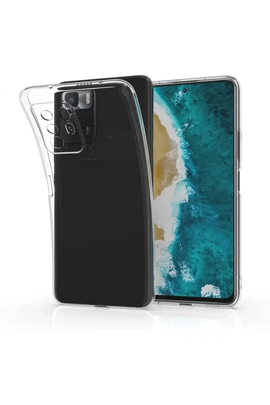 Newface Xiaomi Poco X3 GT Kılıf Lüx Şeffaf Silikon ürün görseli 1