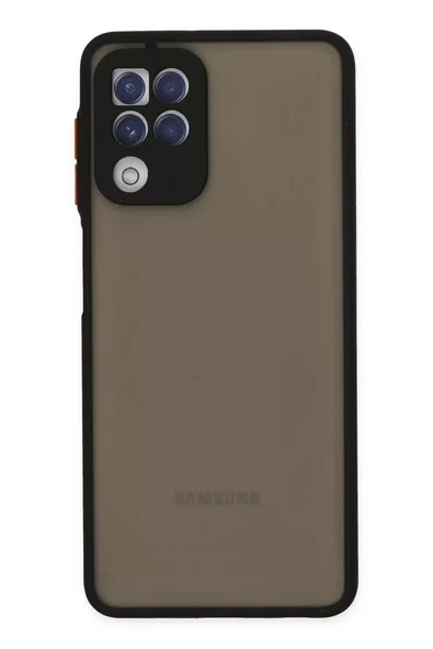 Newface Samsung Galaxy A22 Kılıf Montreal Silikon Kapak - Siyah ürün görseli 1