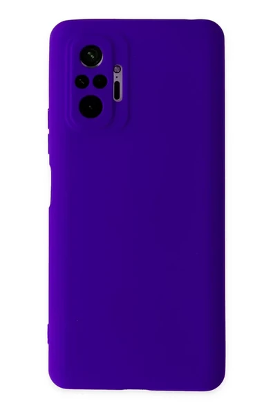 Newface Xiaomi Redmi Note 10 Pro Kılıf Nano içi Kadife Silikon - Mor ürün görseli 1