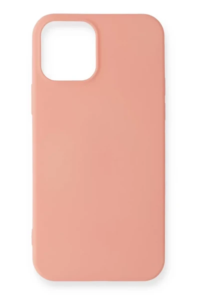 Newface Apple iPhone 12 Mini Kılıf First Silikon - Pudra ürün görseli 1