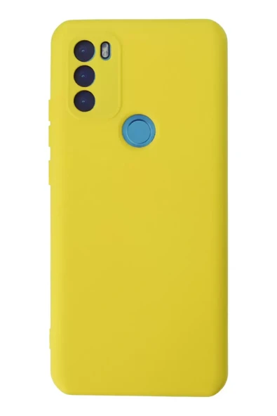 Newface General Mobile GM 21 Plus Kılıf Nano içi Kadife Silikon - Sarı ürün görseli 1