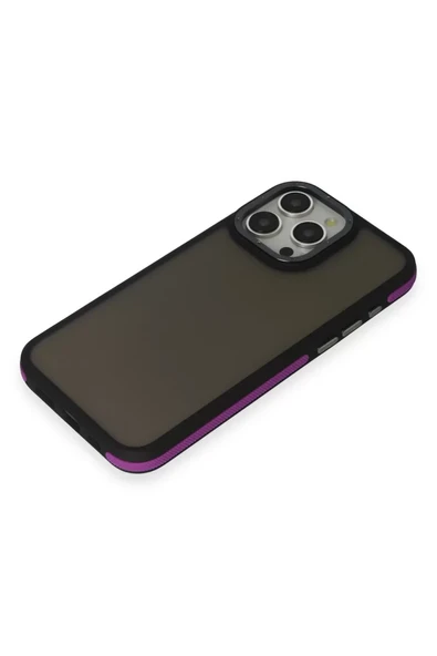 Newface Apple iPhone 15 Pro Max Harvel Kapak - Derin Mor - Resim 3