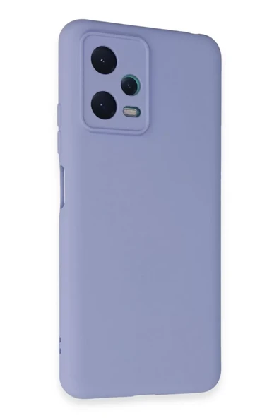 Newface Xiaomi Redmi Note 12 5G Kılıf Nano içi Kadife Silikon - Lila ürün görseli 1
