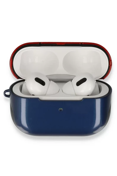 Newface Apple Airpods 3 (3.nesil) 3in1 Kılıf - Lacivert-Kırmızı ürün görseli 1