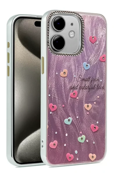 Newface Apple iPhone 11 Kılıf Blade Aynalı Desenli Kapak - Desen 8 ürün görseli 1