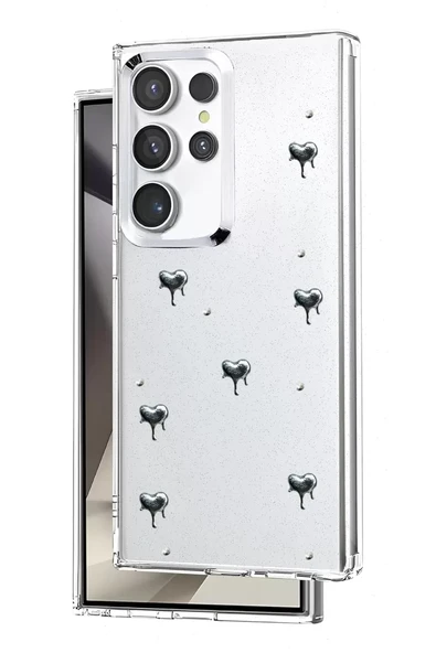 Newface Samsung Galaxy S25 Ultra Fiyonk Desenli Kapak - Desen 1 ürün görseli 1