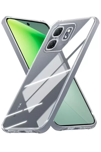 Newface İnfinix Smart 9 Kılıf Lüx Şeffaf Silikon ürün görseli 1
