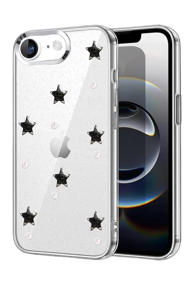 Newface Apple iPhone 16E Fiyonk Desenli Kapak - Desen 7 ürün görseli 1