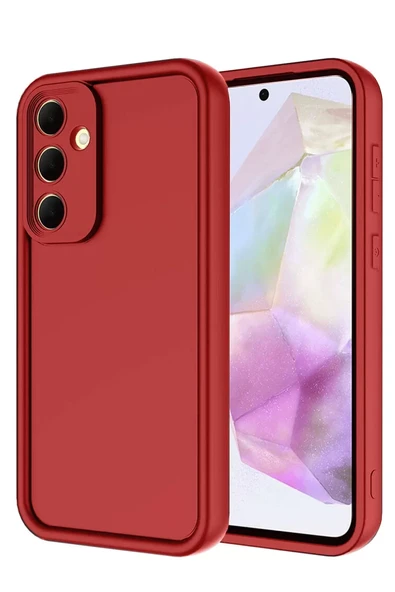 Newface Samsung Galaxy A36 Kılıf Viera Silikon - Kırmızı ürün görseli 1