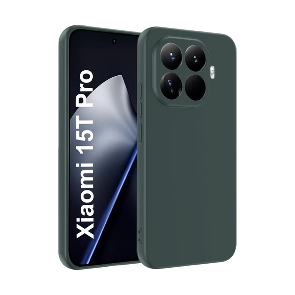 Mi 15T Pro First Silikon - Koyu Yeşil