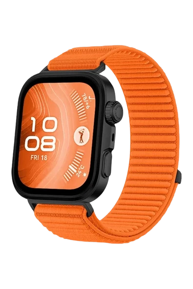Newface Huawei Fit 4 Braid Kordon - Turuncu ürün görseli 1