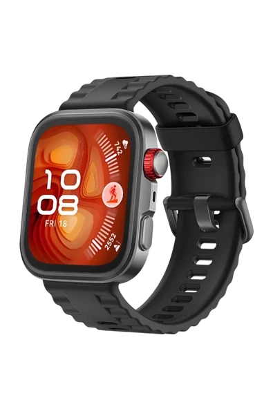 Newface Huawei Fit 4 Nova Silikon Kordon - Siyah ürün görseli 1