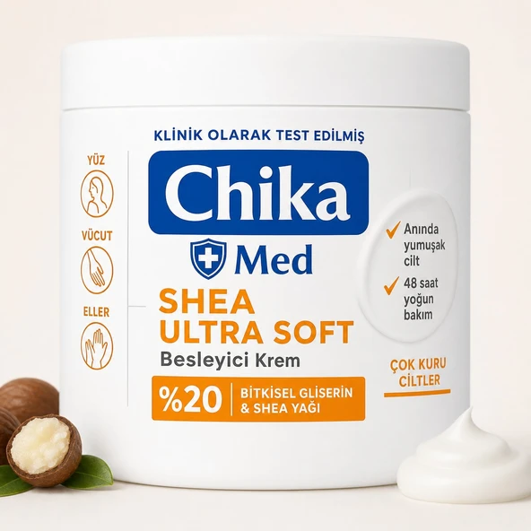 Chika Med + Shea Besleyici Nemlendirici Krem 400 ML ürün görseli 1