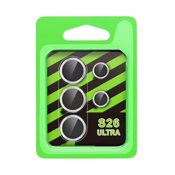 Samsung Galaxy S26 Ultra Raze Metal Kamera Lens - Gümüş ürün görseli 1
