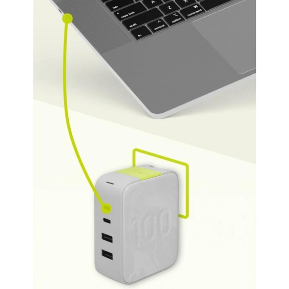 Infinity Lab InstantCharger 100W 4 USB Şarj Aleti - Resim 5