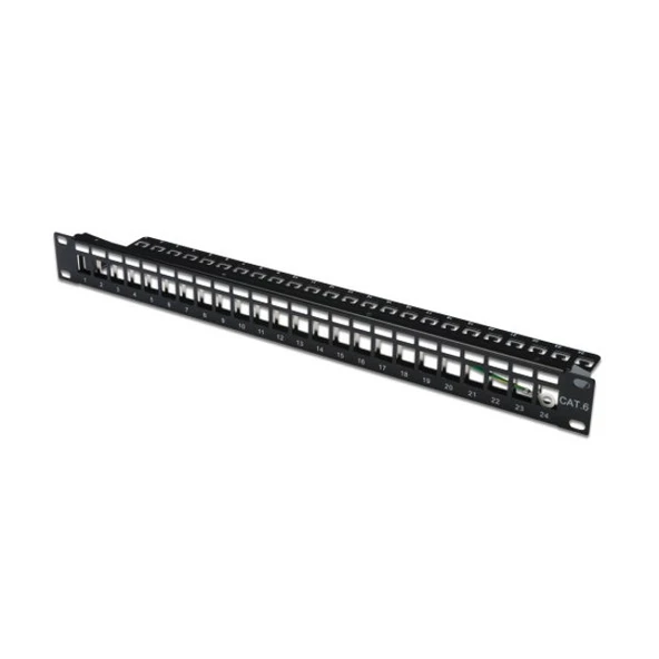 Digitus 24 Port Patch Panel Modüler Boş Cat6 ürün görseli 1