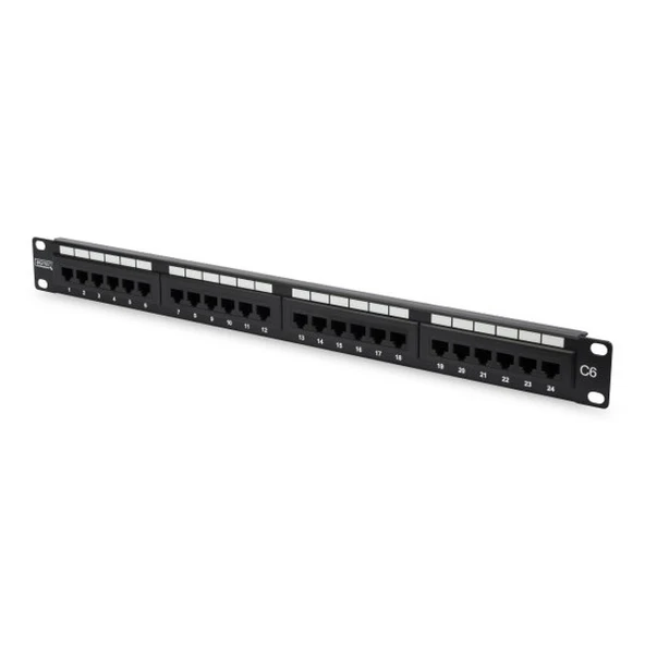 Digitus 24 Port Patch Panel Dolu Cat6 (DN-91624U) ürün görseli 1