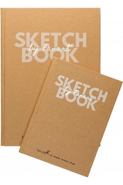 Fanart Sketch Book Academy Kraft Sert Kapak 80gr A5 96 Yp ürün görseli 1