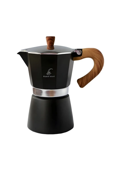 SİYAH MOKA POT 6 CUP (PERKÜLATÖR) ürün görseli 1